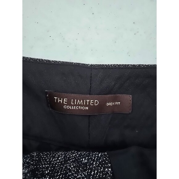 The Limited Collection Drew Fit Tweed Black & White Belted Shorts - Size 6 - Picture 3 of 7